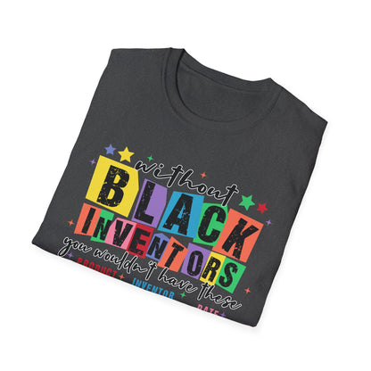 Black Inventors Unisex Softstyle T-Shirt