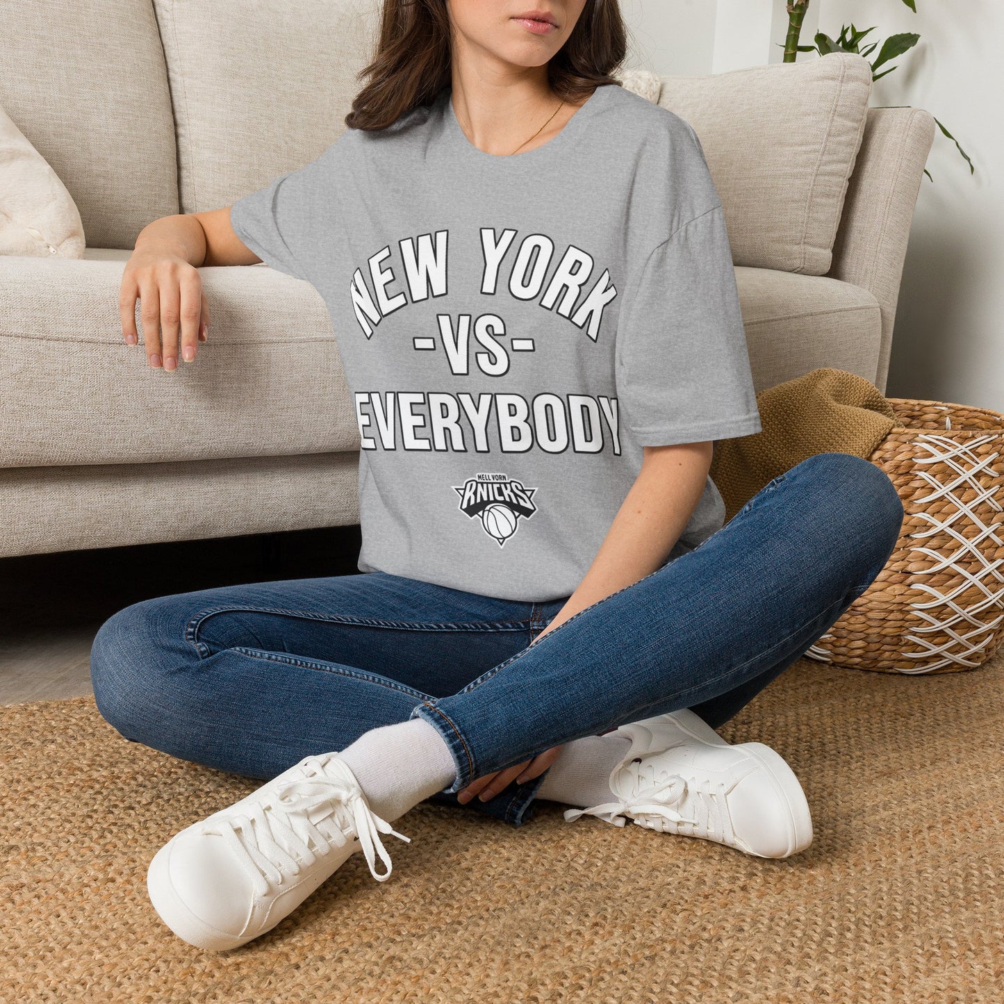 New York vs Everybody Unisex Softstyle T-Shirt