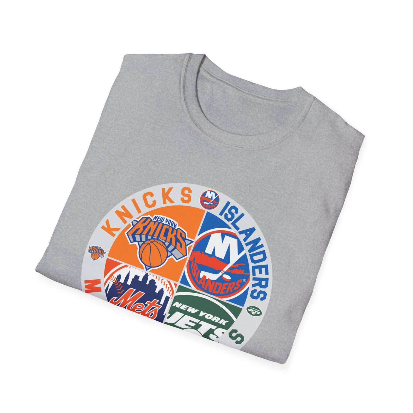 NYM, NYK, Jets, Islanders Sports Unisex Softstyle T-Shirt