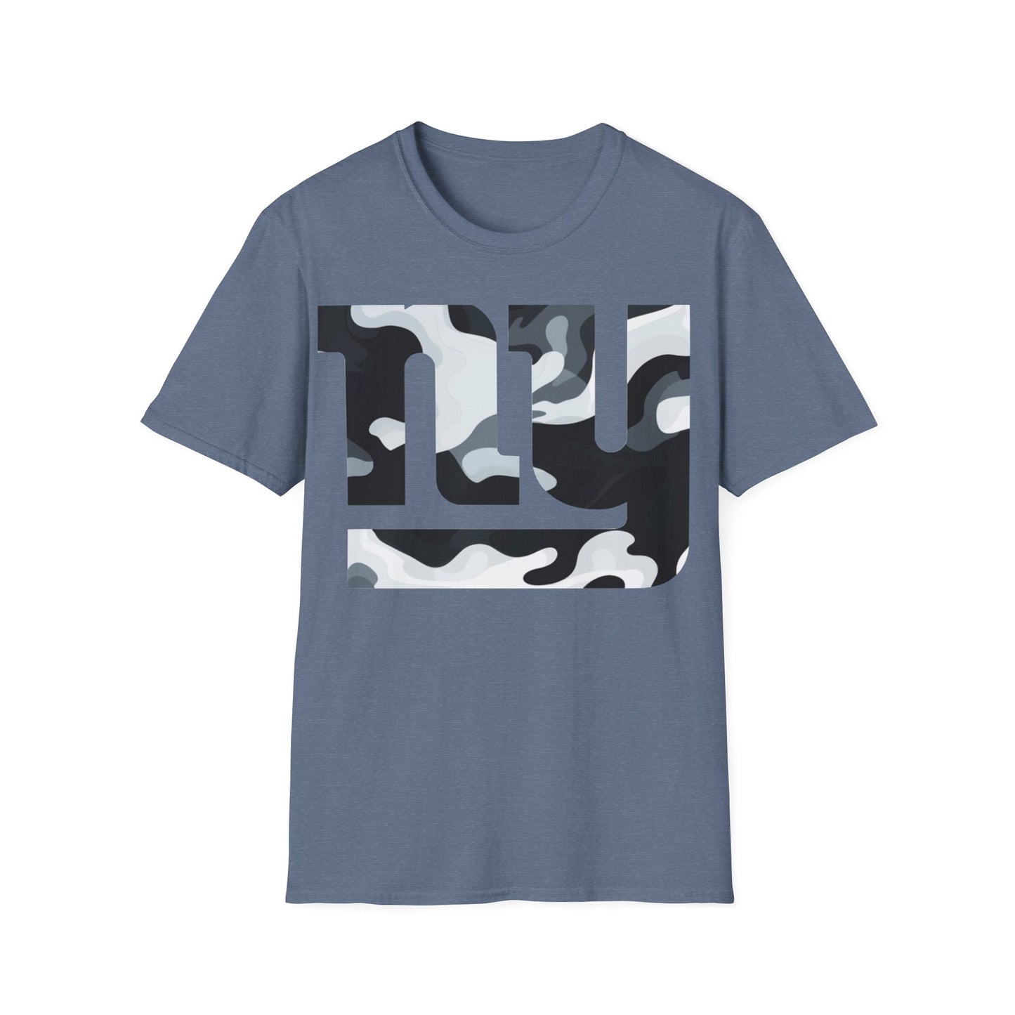 black camo Unisex Softstyle T-Shirt