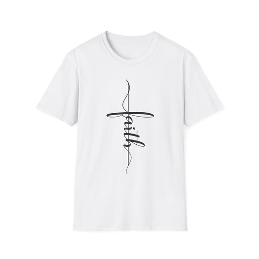 Faith Vertical-Inspired Unisex Softstyle T-Shirt | Inspirational Tee