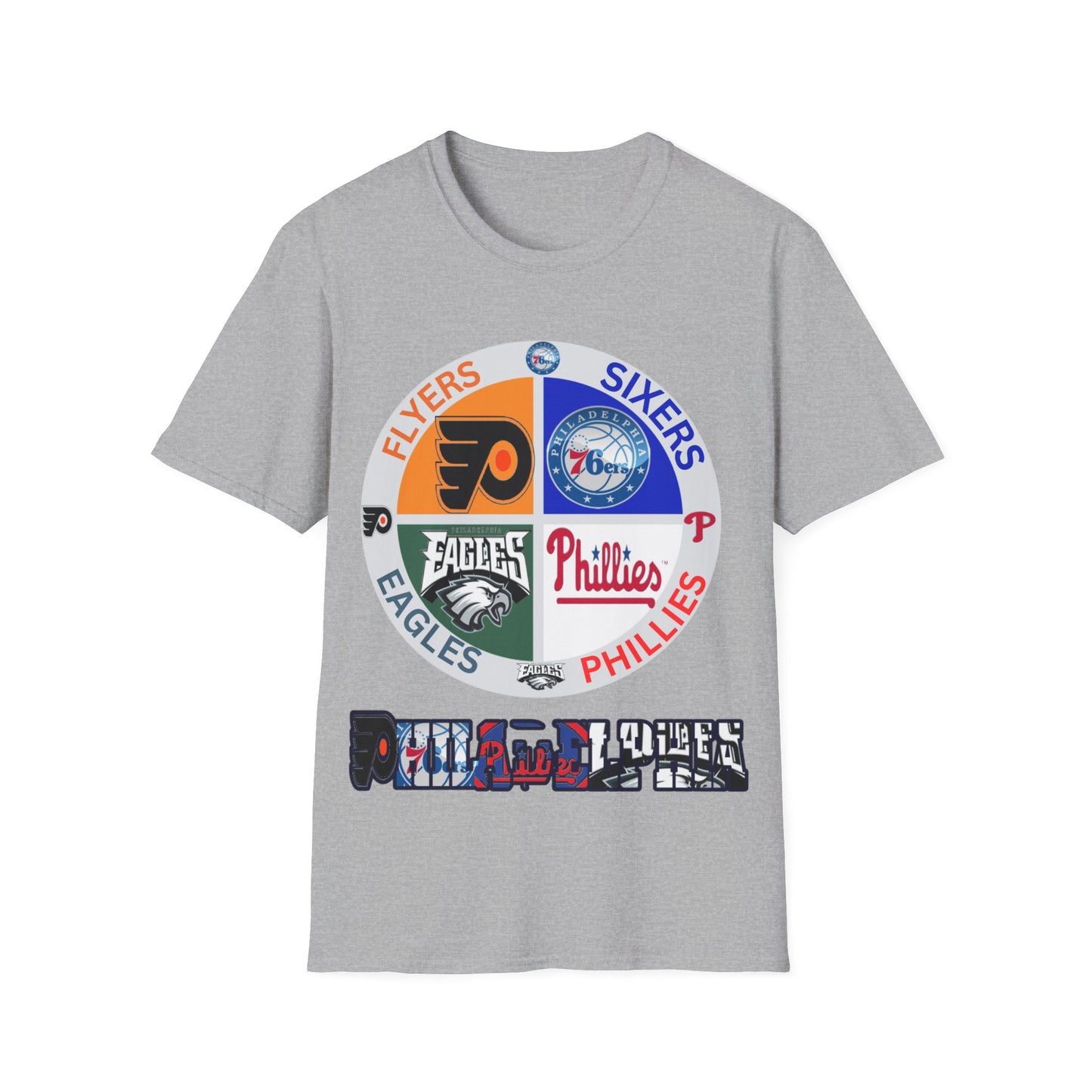 Philadelphia sports teams Unisex Softstyle T-Shirt