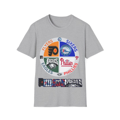 Philadelphia sports teams Unisex Softstyle T-Shirt