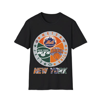 Sports teams nym nyk nyj Unisex Softstyle T-Shirt