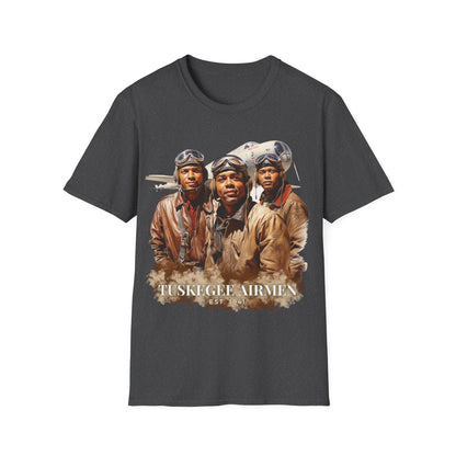 Tuskegee Airmen Unisex Softstyle T-Shirt - Celebrating History and Heritage