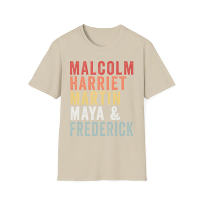 Malcolm Harriet Martin Maya & Fredrick Unisex Softstyle T-Shirt