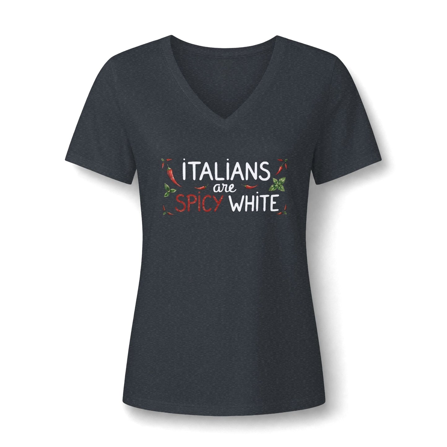 Lisa Women's Relaxed Heather CVC V-Neck Tee