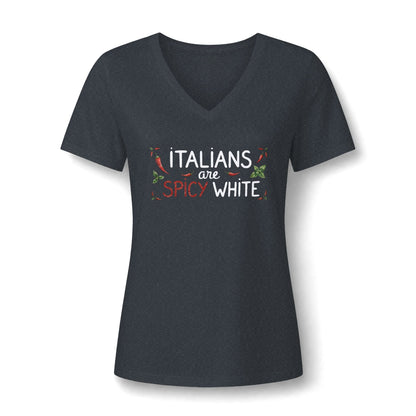 Lisa Women's Relaxed Heather CVC V-Neck Tee