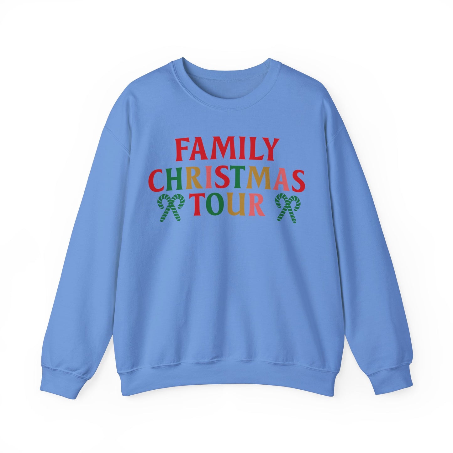 Family Christmas Tour 2024 Unisex Heavy Blend™ Crewneck Sweatshirt