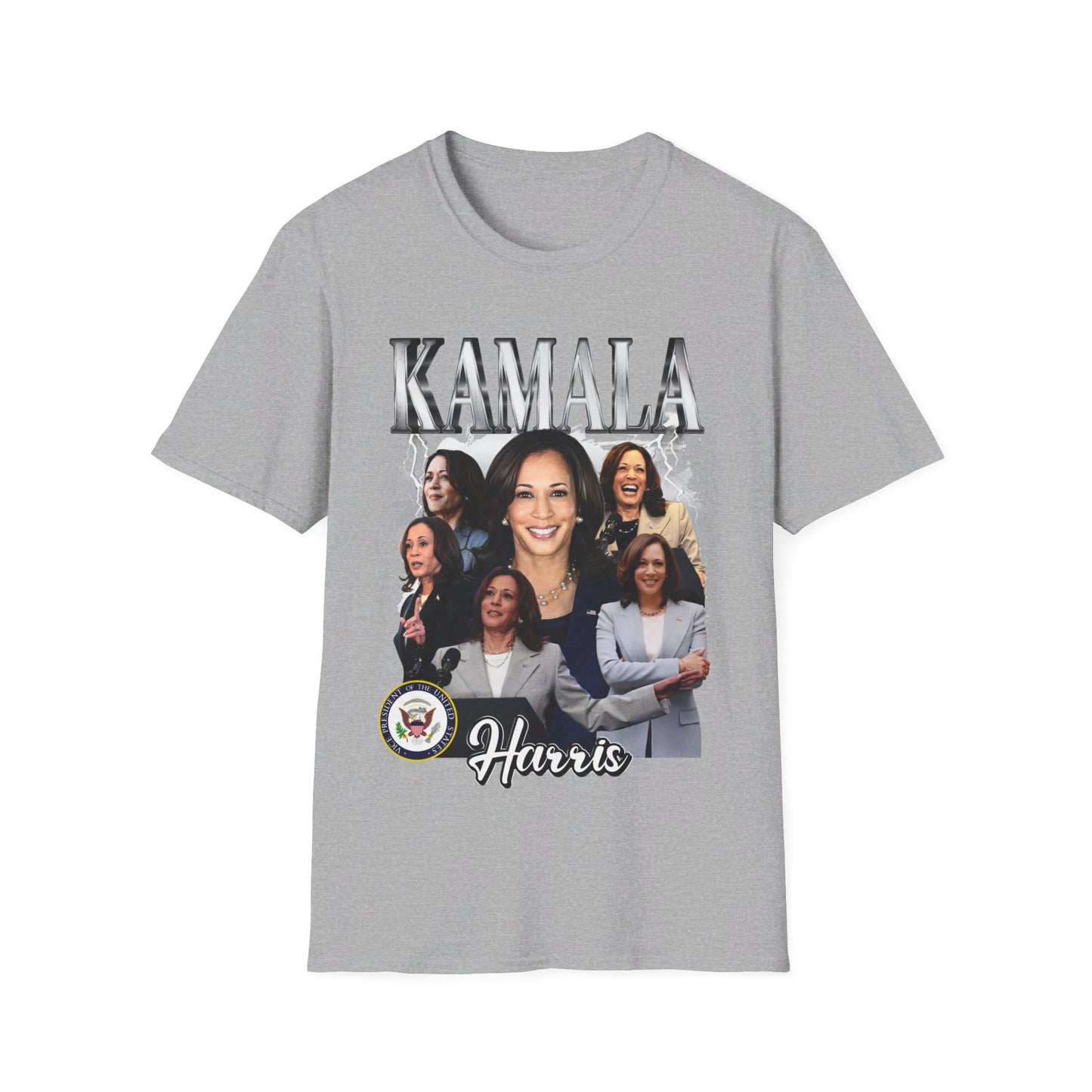 Kamala Collage Unisex Softstyle T-Shirt