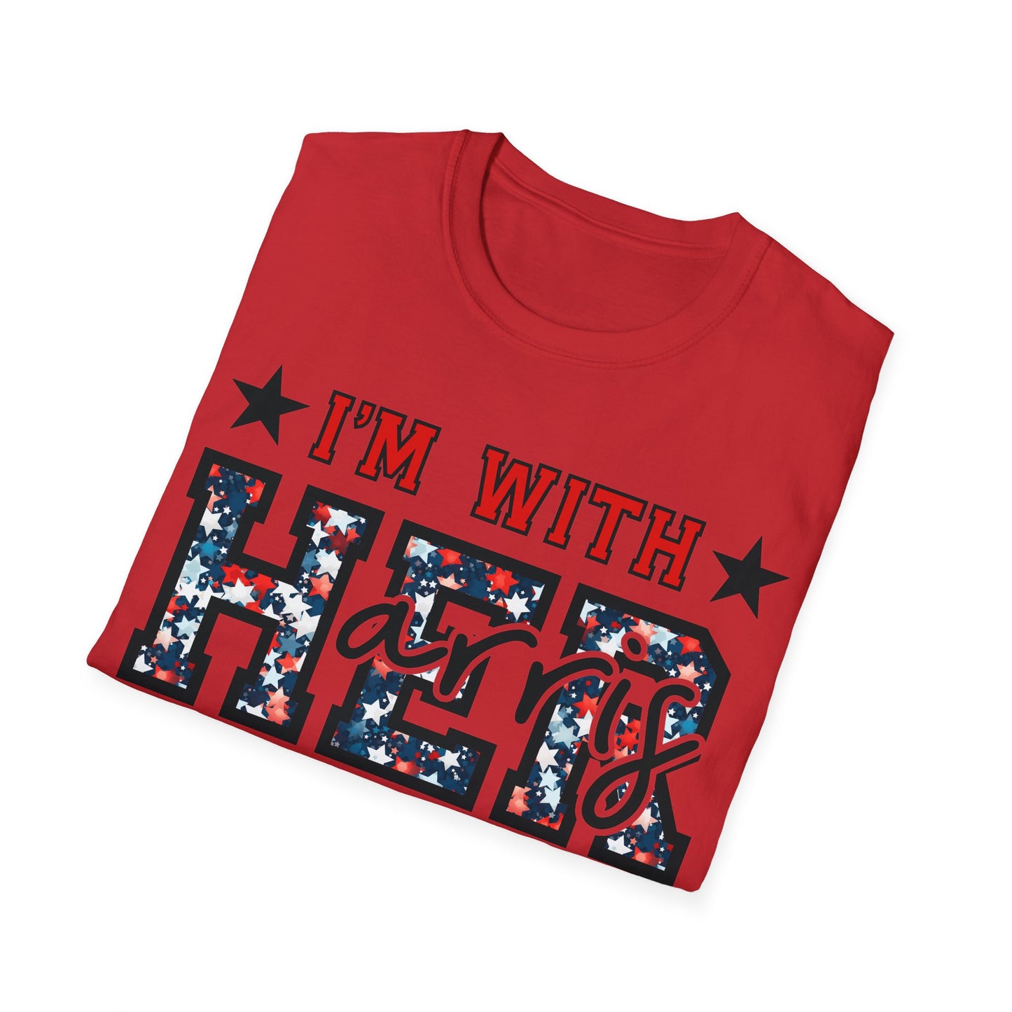 I'm with her Unisex Softstyle T-Shirt