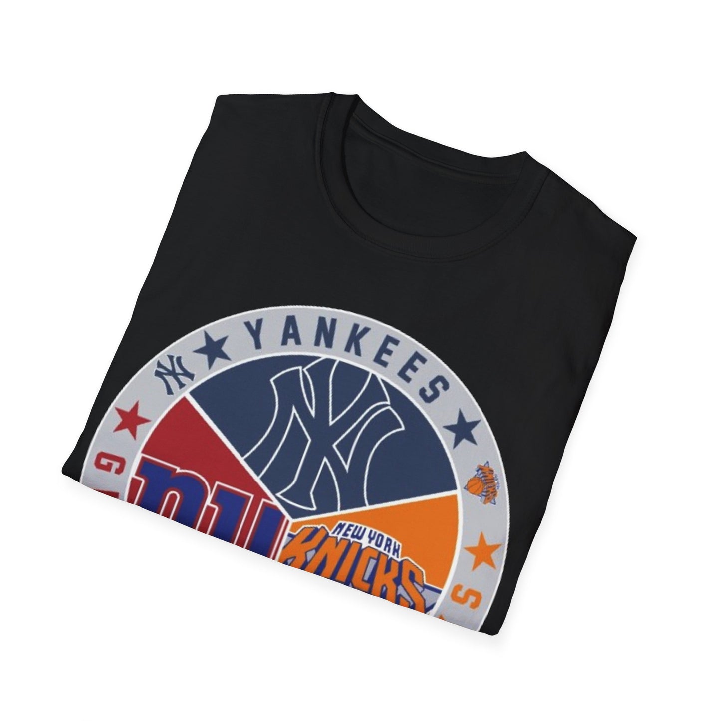 NY sports teams nyy nyg nyk Unisex Softstyle T-Shirt