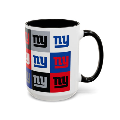 ny repeat Colorful Mugs (11oz, 15oz)