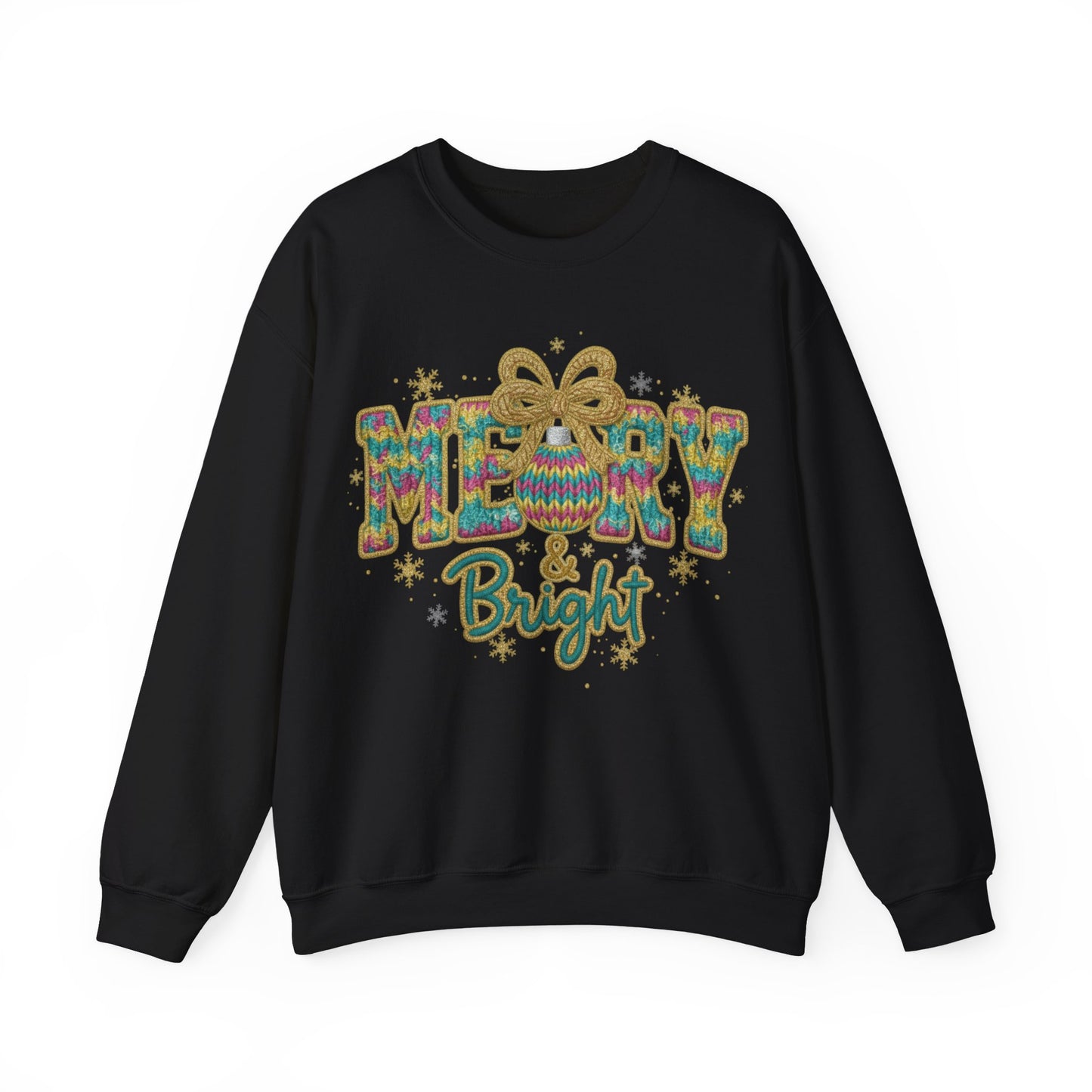 Yarn Merry Christmas Unisex Heavy Blend™ Crewneck Sweatshirt