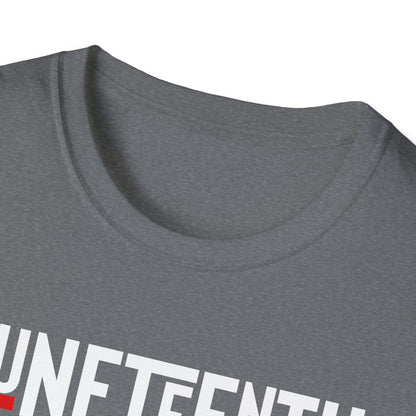 Juneteenth Celebration T-Shirt, Unisex Softstyle Tee, Black History Month Gift, Everyday Wear, Cultural Pride Apparel