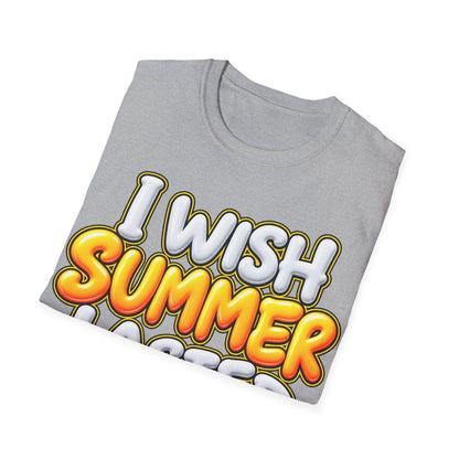 I wish Summer lasted longer Unisex Softstyle T-Shirt