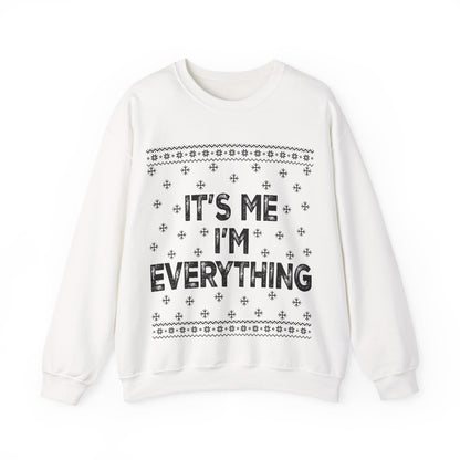 It's me I'm everything black Unisex Heavy Blend™ Crewneck Sweatshirt