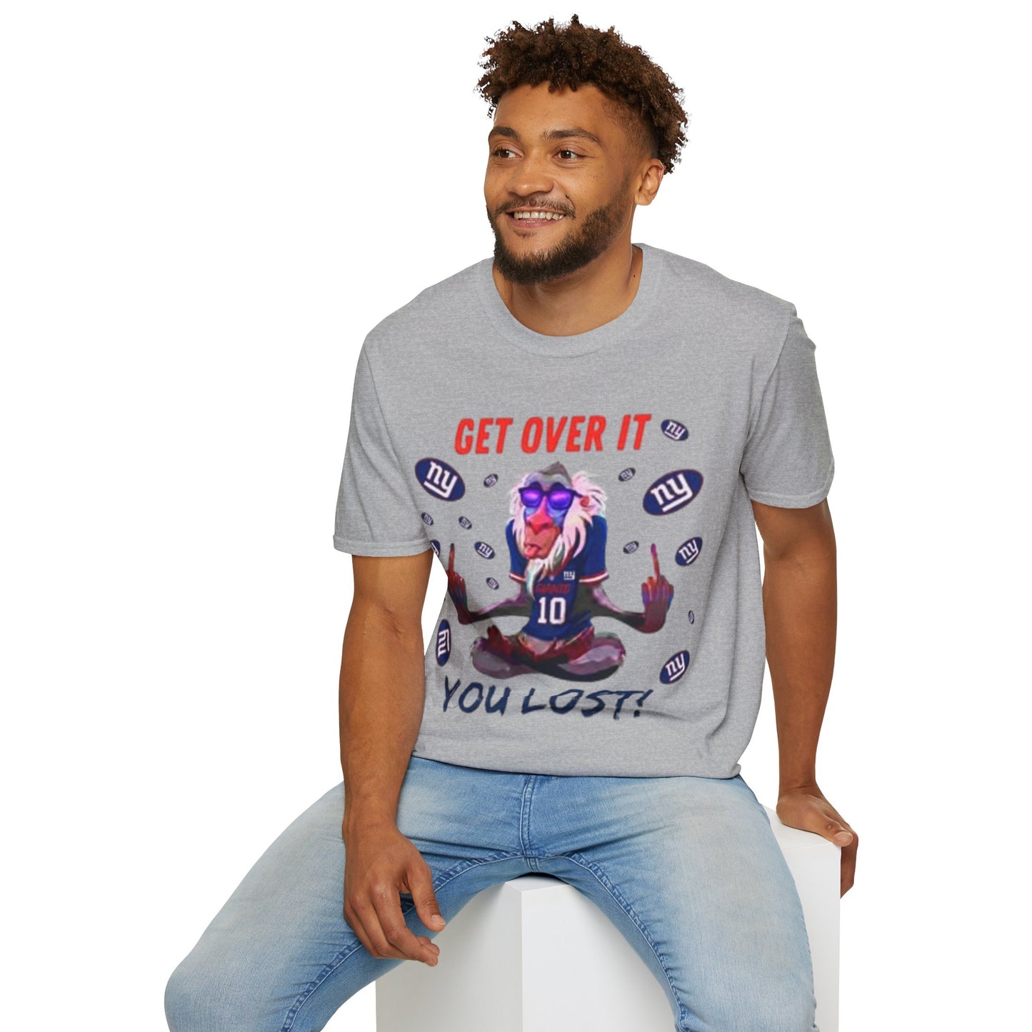 Get over it  Unisex Softstyle T-Shirt
