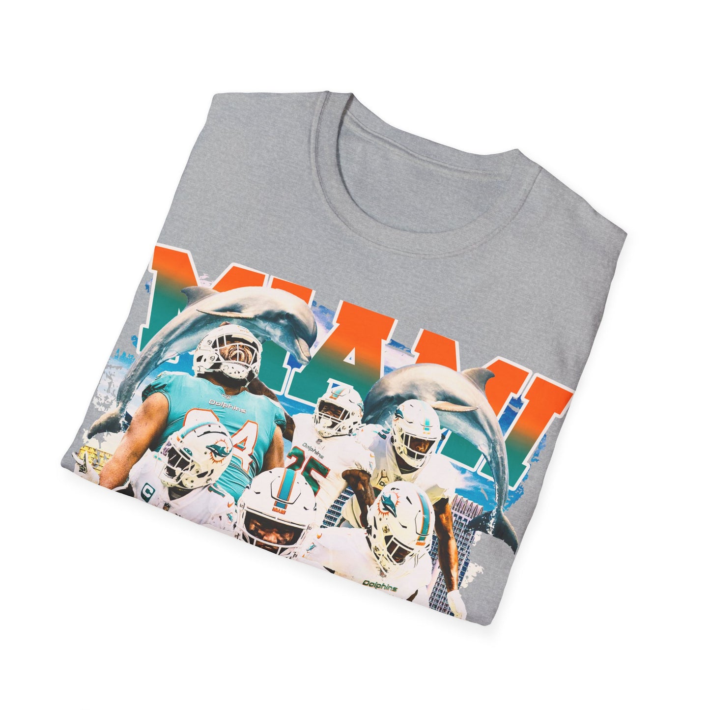 Miami collage Unisex Softstyle T-Shirt