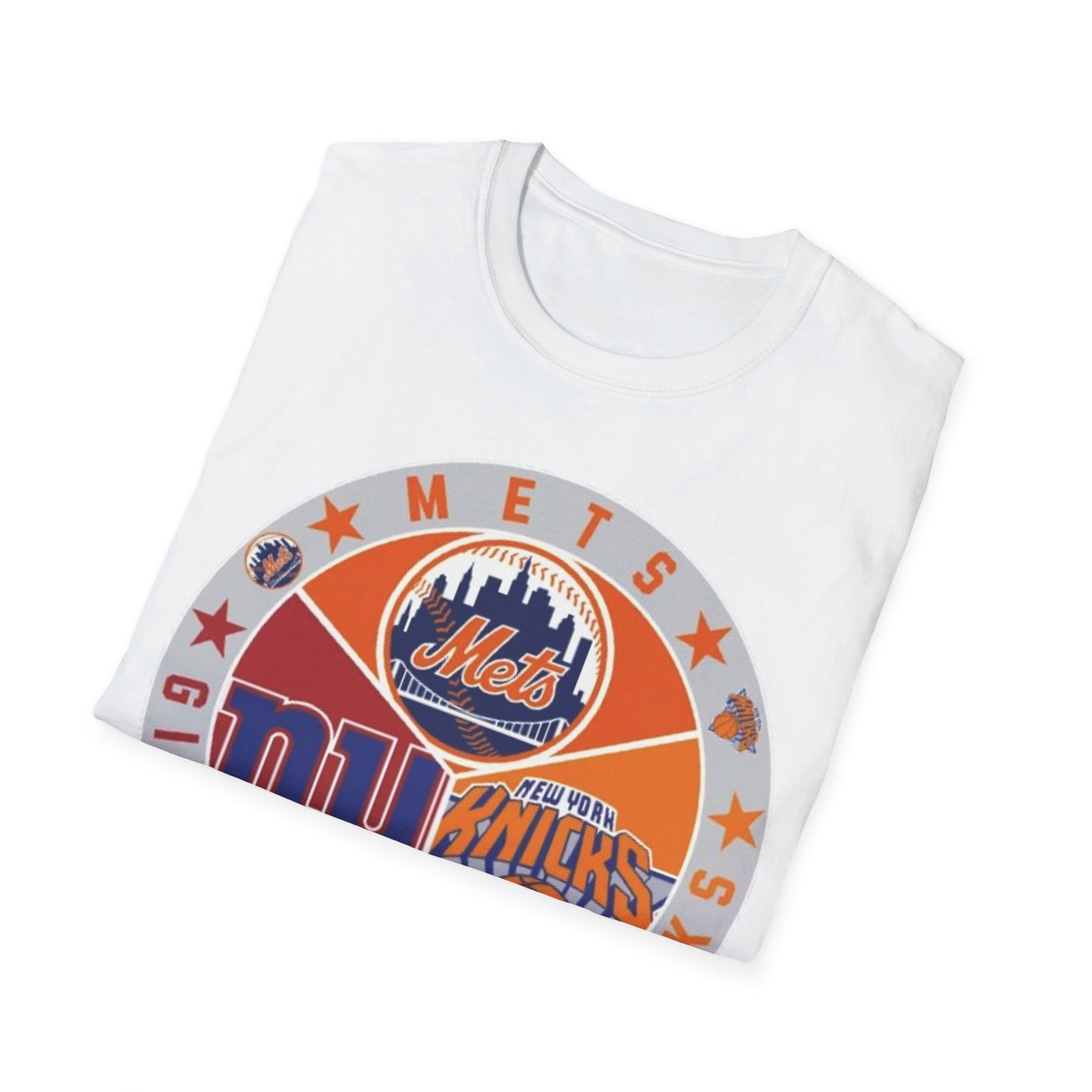 NY sports teams nyg nym nyk Unisex Softstyle T-Shirt