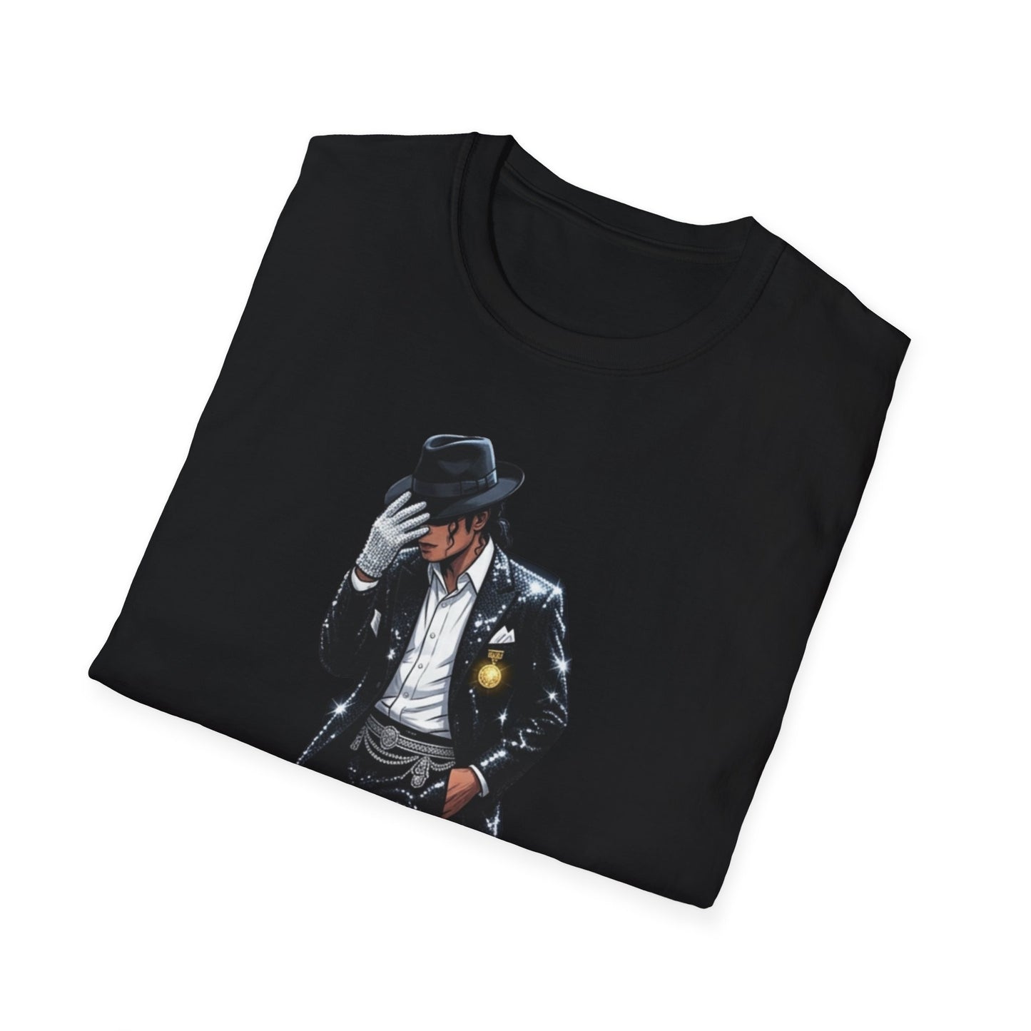 Michael Jackson Moonwalk Unisex Softstyle T-Shirt