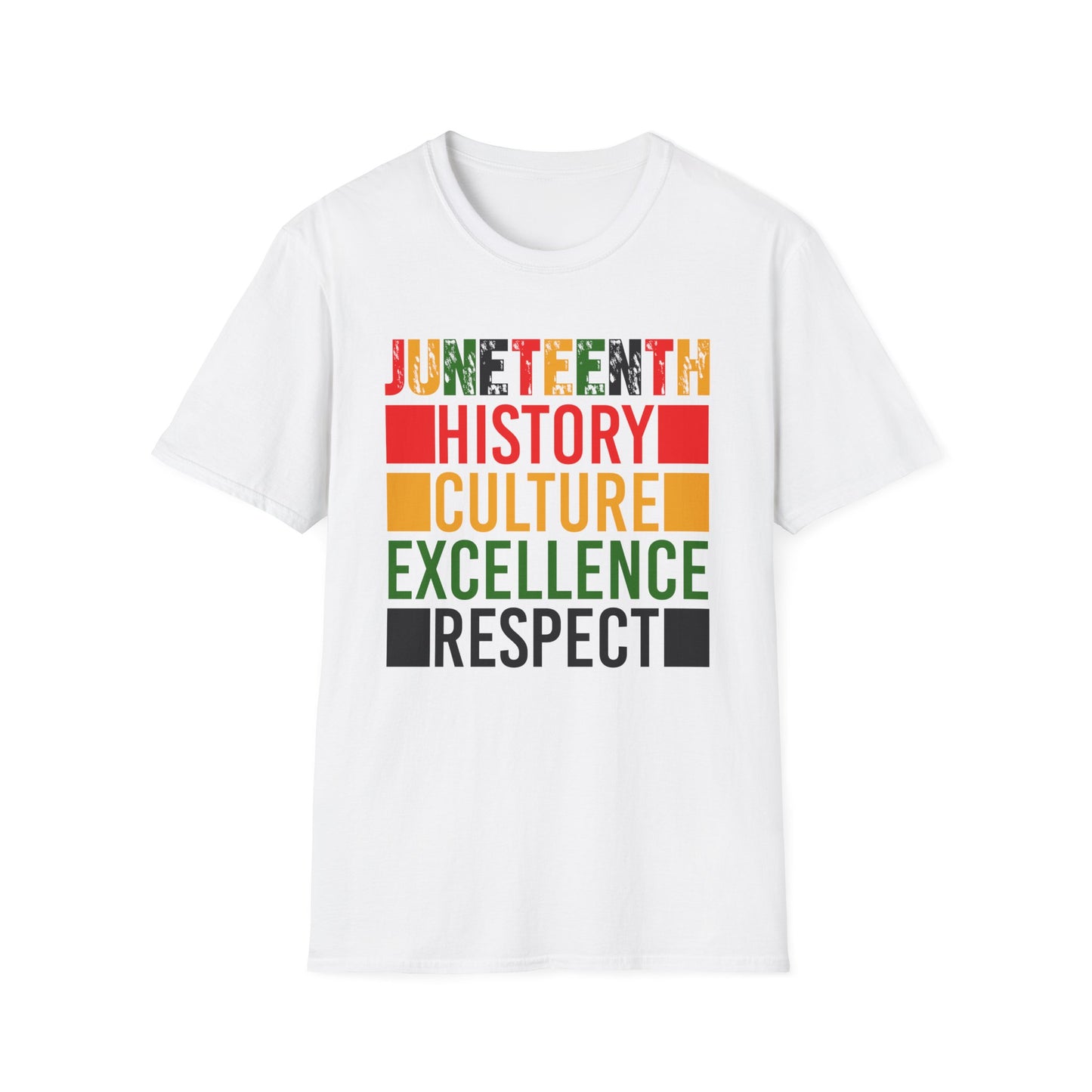 Juneteenth Unisex Softstyle T-Shirt | Empowering History & Culture Tee, Black History Month Apparel, Gift for Activists, Commemorative Shirt