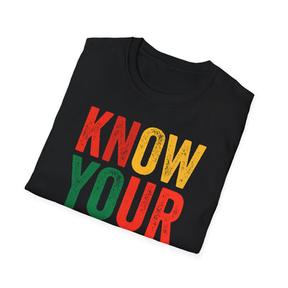 Know your own history Unisex Softstyle T-Shirt