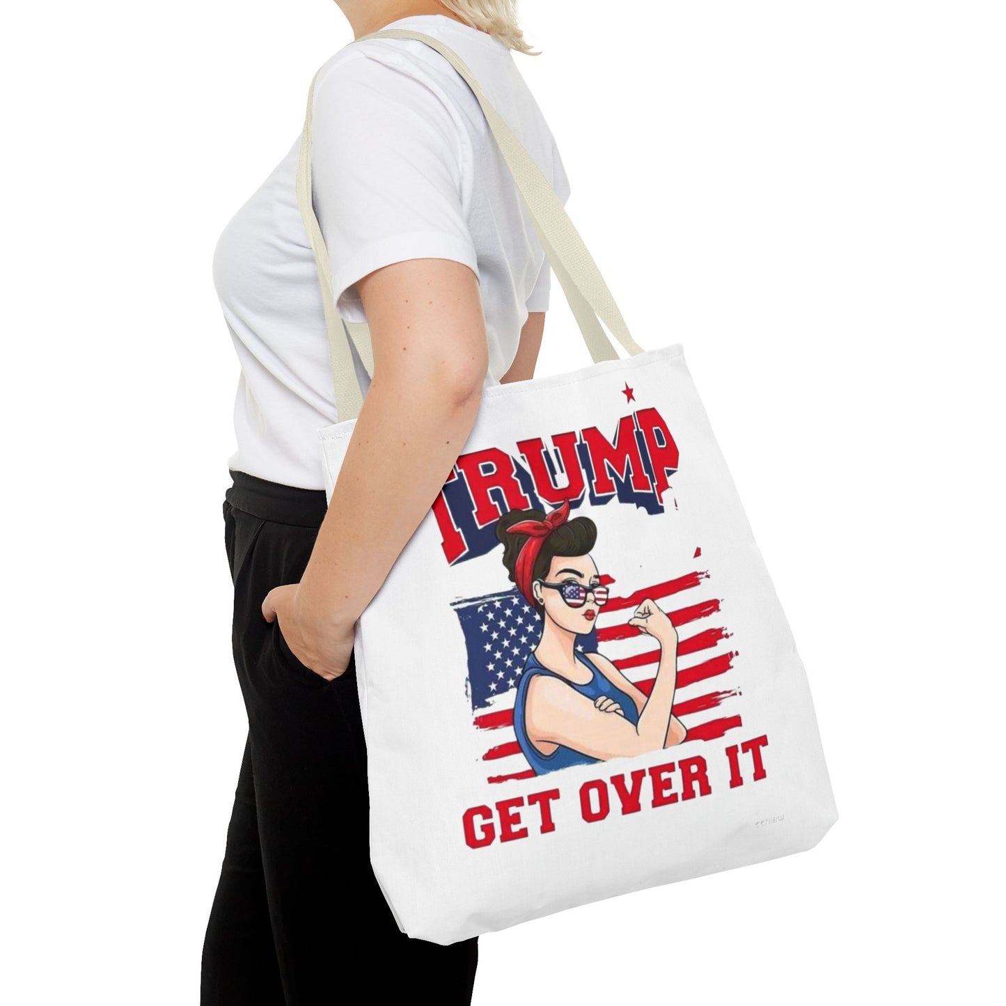 Trump get over it Tote Bag (AOP)