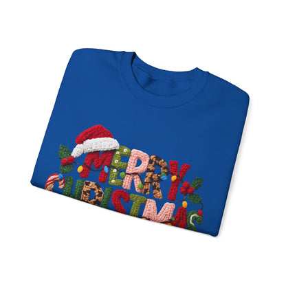 Merry Christmas, yarn Unisex Heavy Blend™ Crewneck Sweatshirt
