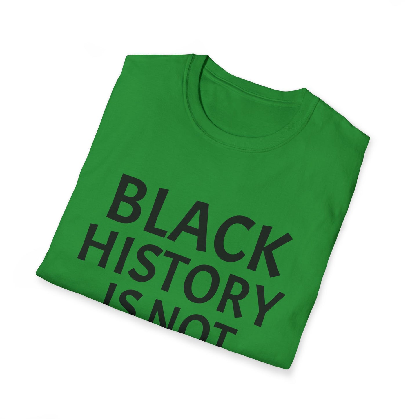 Black history is not optional Unisex Softstyle T-Shirt
