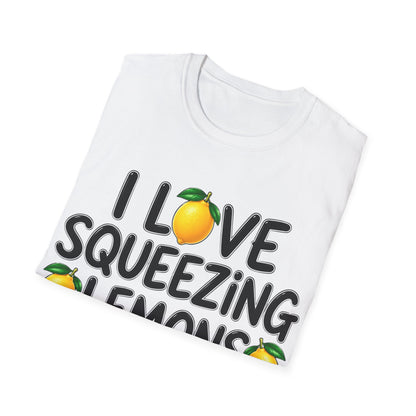 I love squeezing lemons Unisex Softstyle T-Shirt