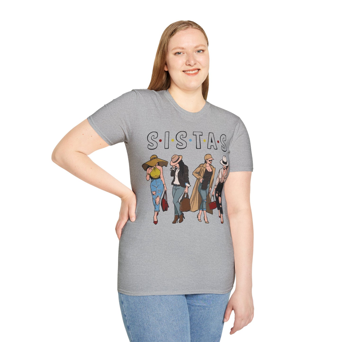 Caucasian sistas Unisex Softstyle T-Shirt