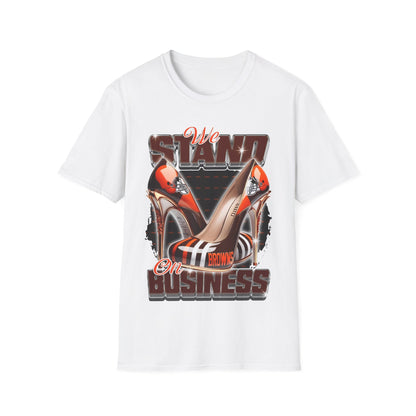 Stand on Business bro Unisex Softstyle T-Shirt
