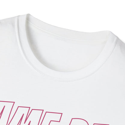 Game day, pink Unisex Softstyle T-Shirt