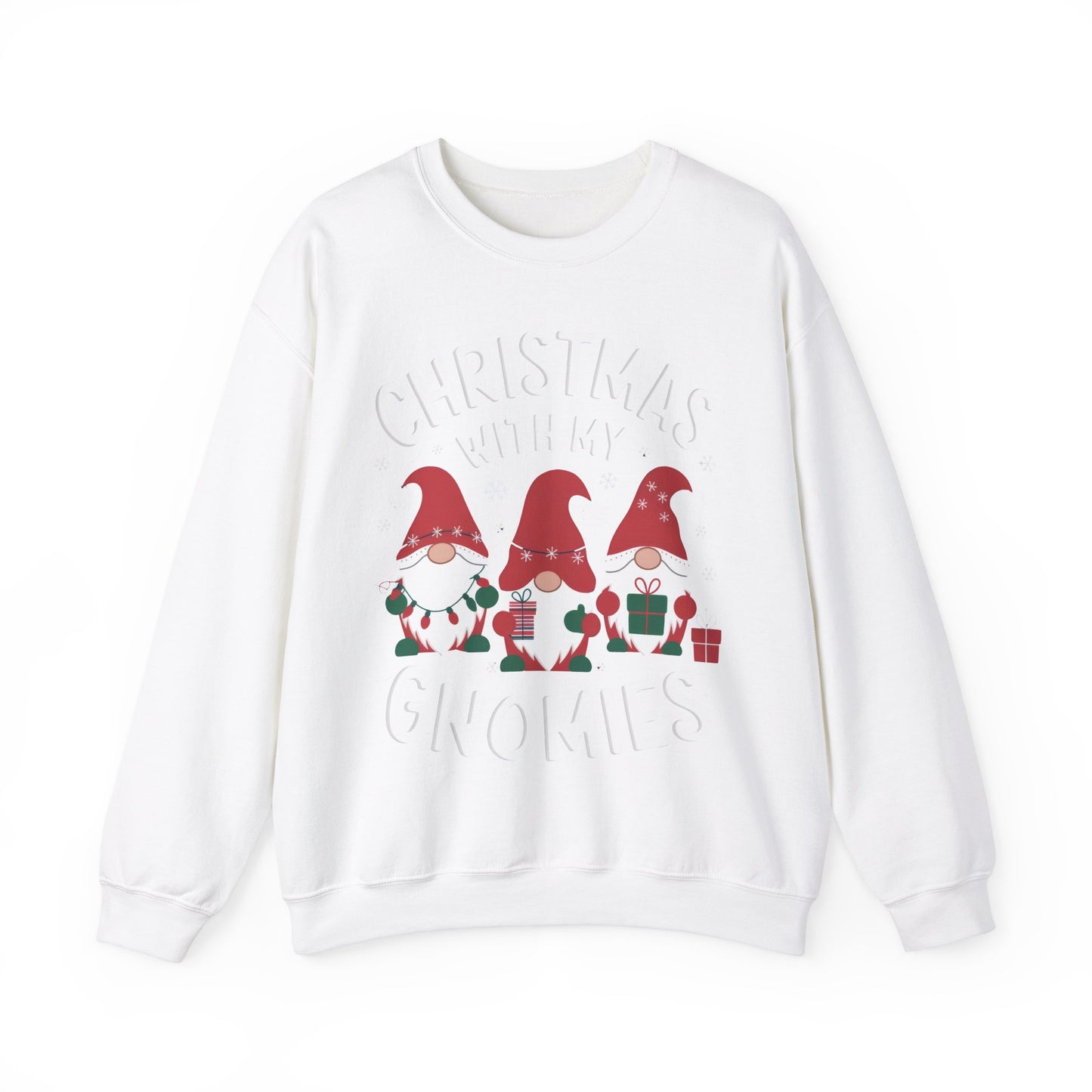 Christmas with my Gnomies Unisex Heavy Blend™ Crewneck Sweatshirt