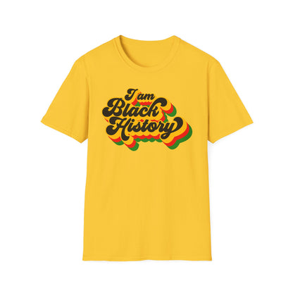 I am black history Unisex Softstyle T-Shirt