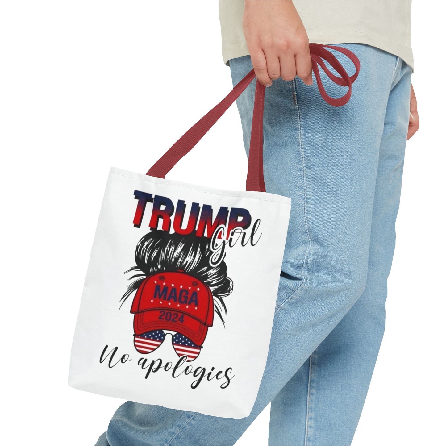 Trump Girl Tote Bag (AOP)