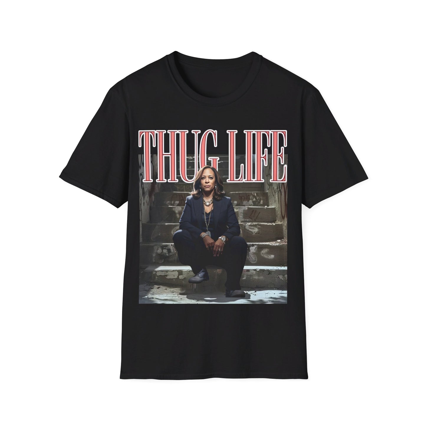 Kamala thug life Unisex Softstyle T-Shirt