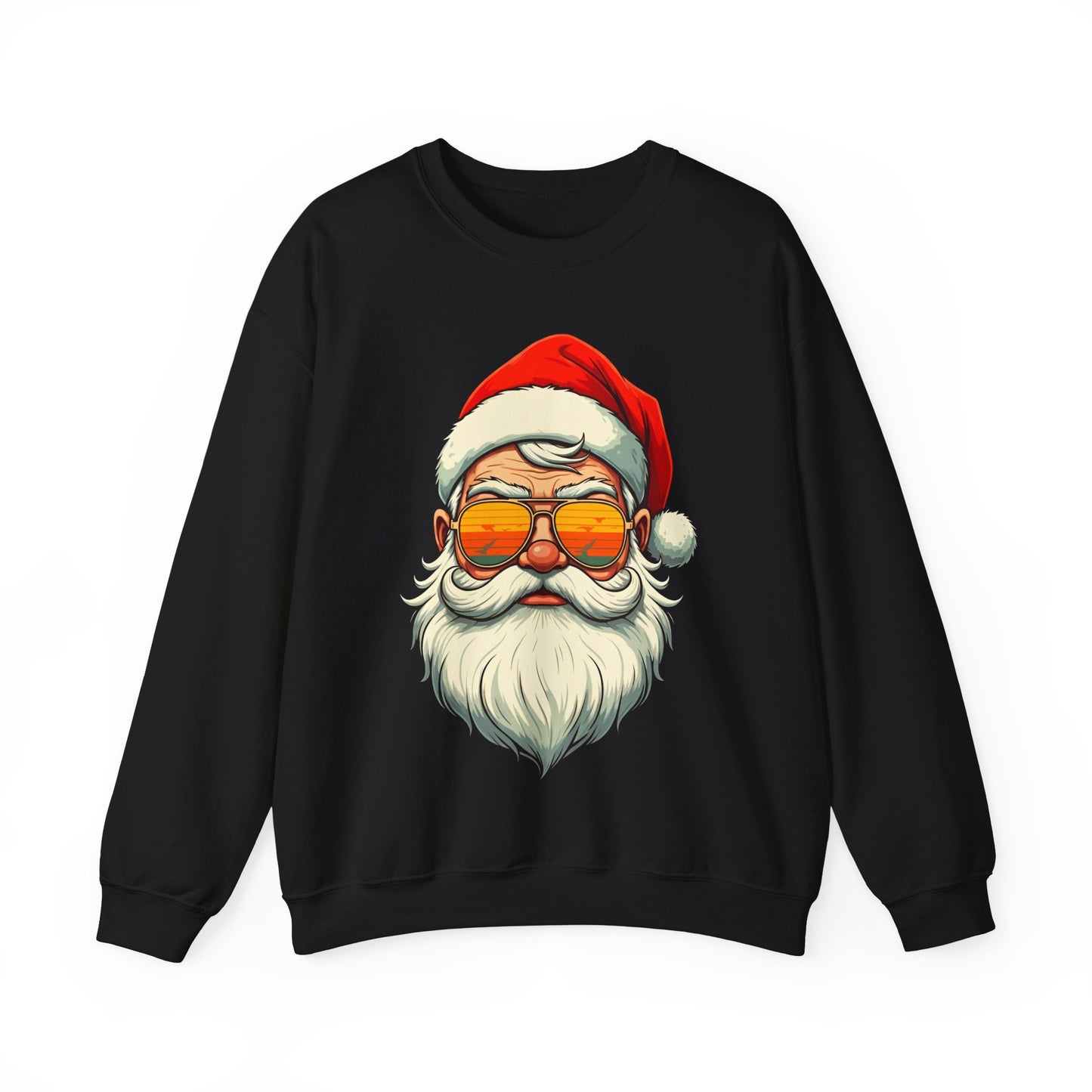 Santa with glasses Unisex Heavy Blend™ Crewneck Sweatshirt