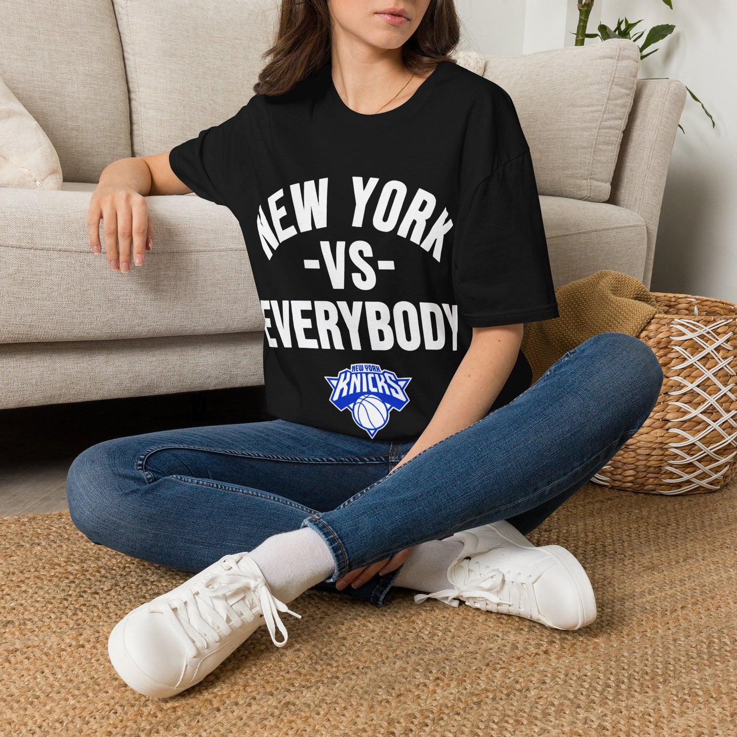 New York vs Everybody 2 Unisex Softstyle T-Shirt
