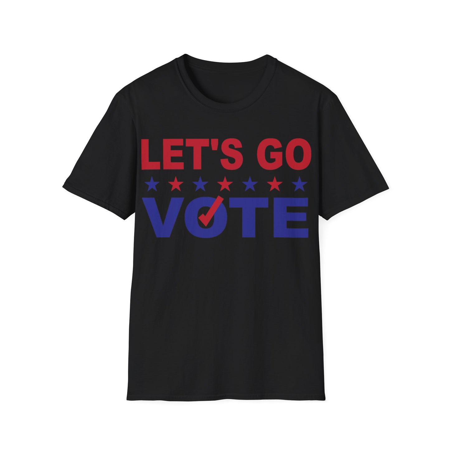 Let's go vote Unisex Softstyle T-Shirt