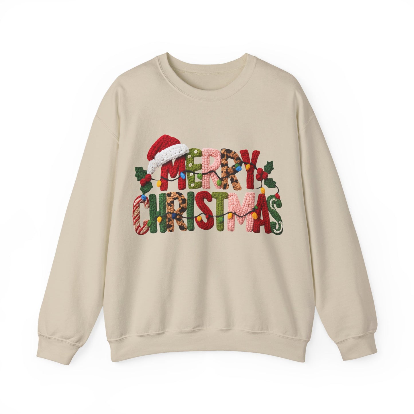 Merry Christmas, yarn Unisex Heavy Blend™ Crewneck Sweatshirt