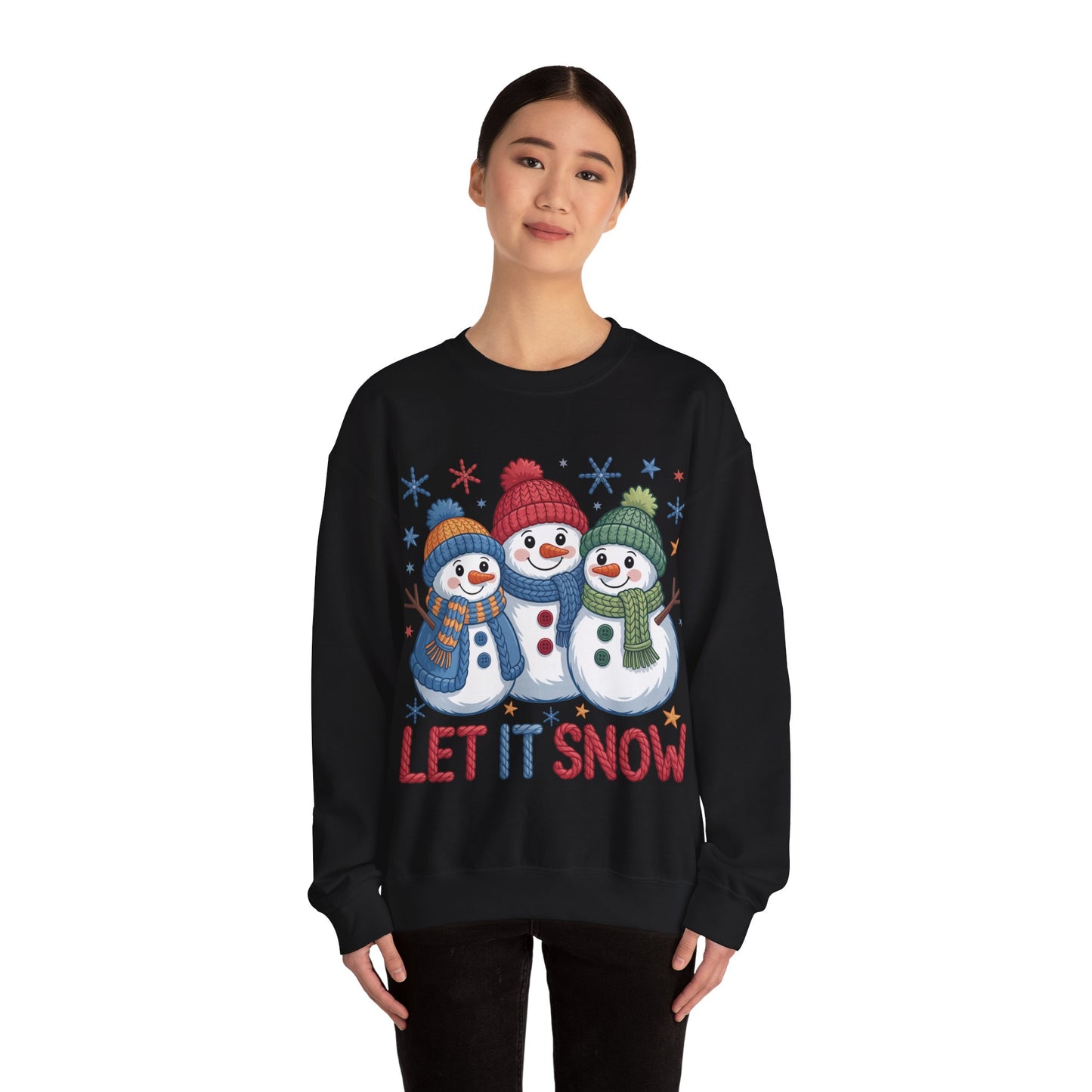 Let it Snow Unisex Heavy Blend™ Crewneck Sweatshirt