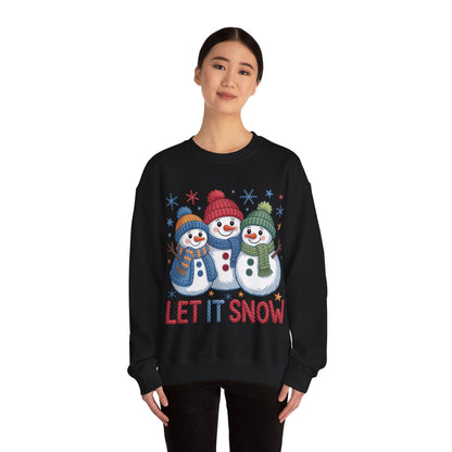 Let it Snow Unisex Heavy Blend™ Crewneck Sweatshirt
