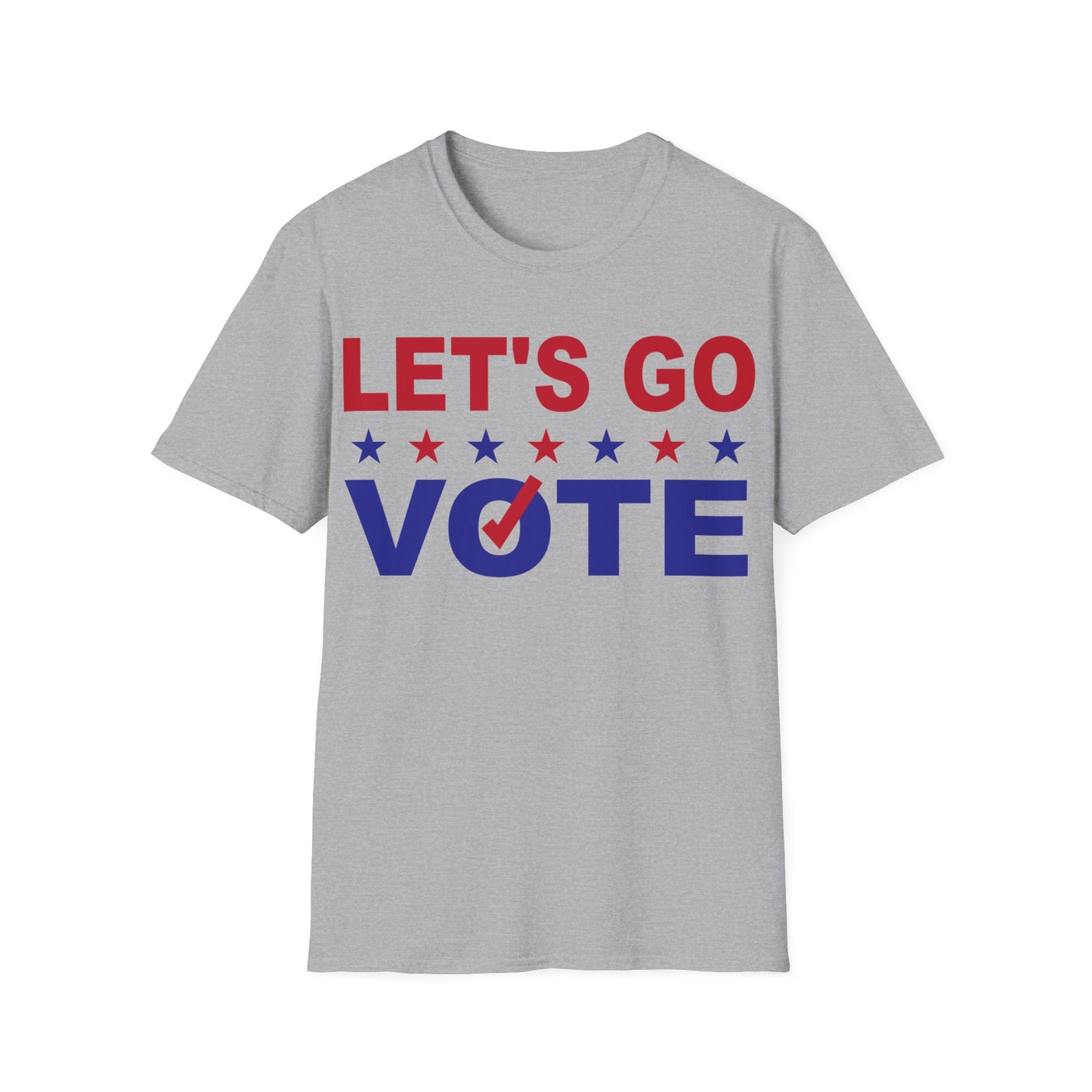 Let's go vote Unisex Softstyle T-Shirt