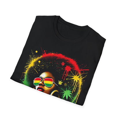 Rasta Vibes T-Shirt, Unisex Graphic Tee, Vintage Style Shirt, Festival Clothing, Gift for Music Lovers, Summer Fashion