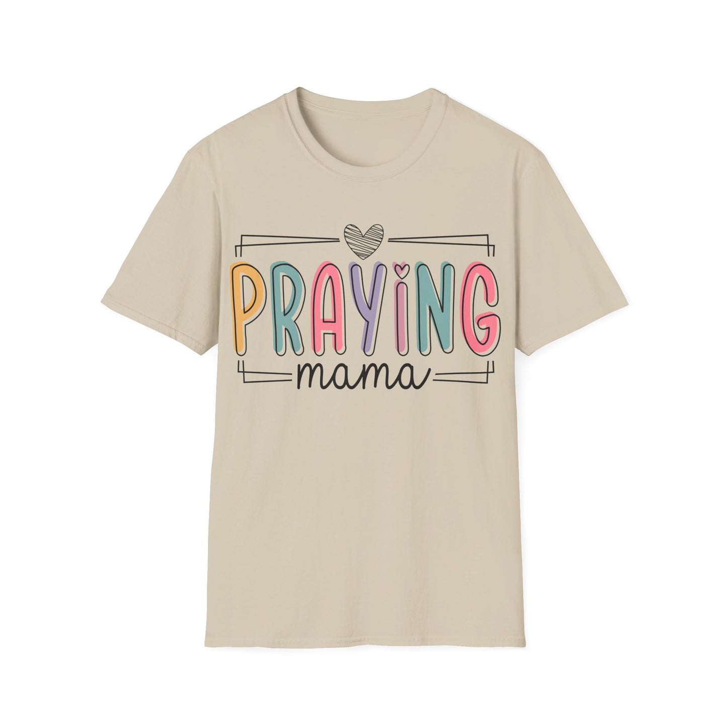 Praying Mama Unisex Softstyle T-Shirt