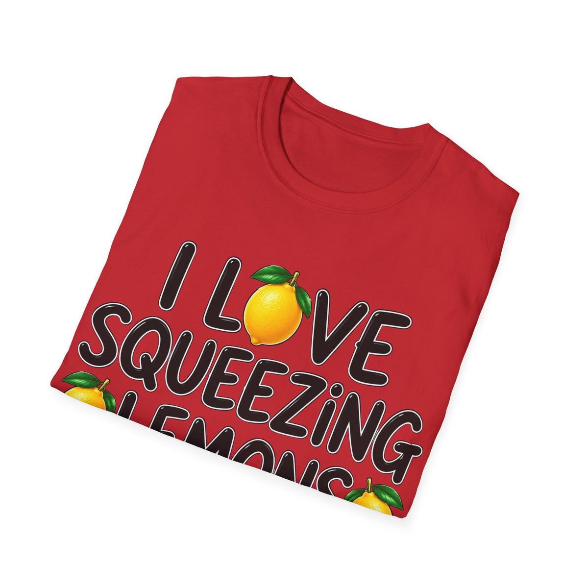 I love squeezing lemons Unisex Softstyle T-Shirt