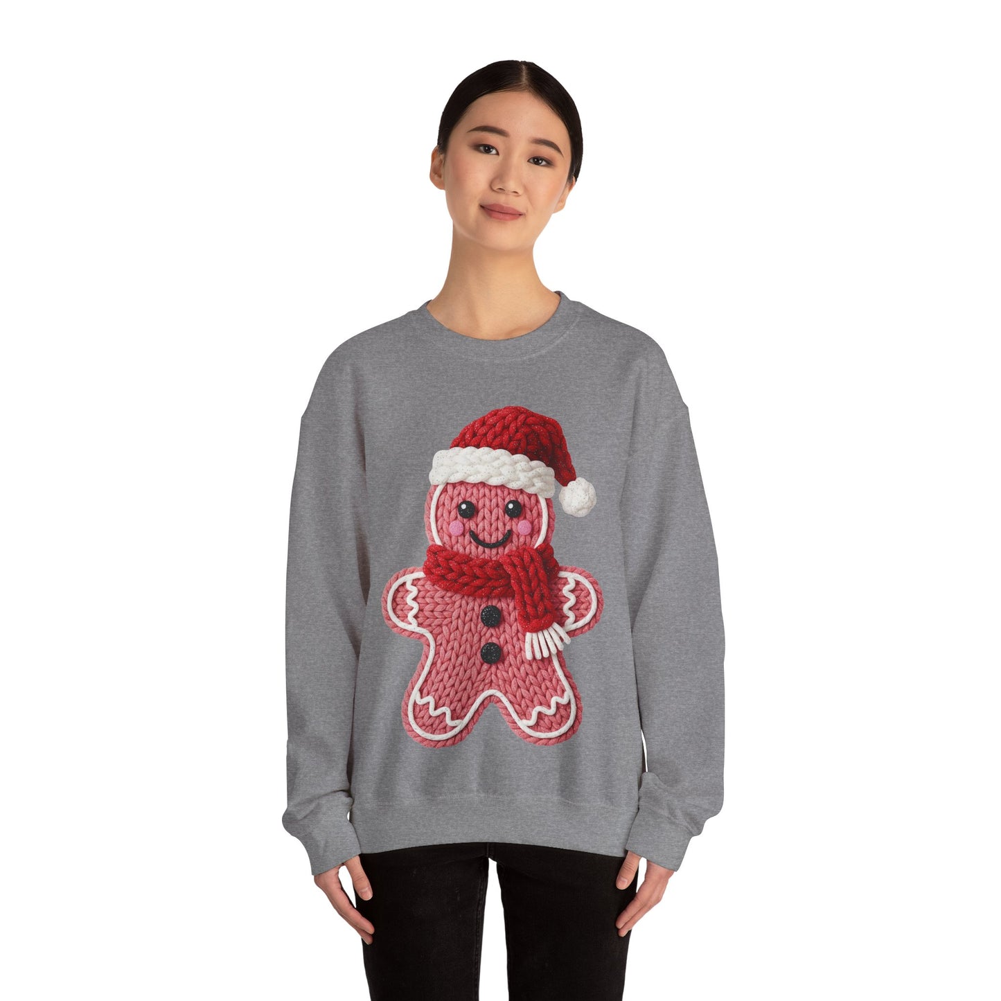 Yarn Gingerbread Unisex Heavy Blend™ Crewneck Sweatshirt
