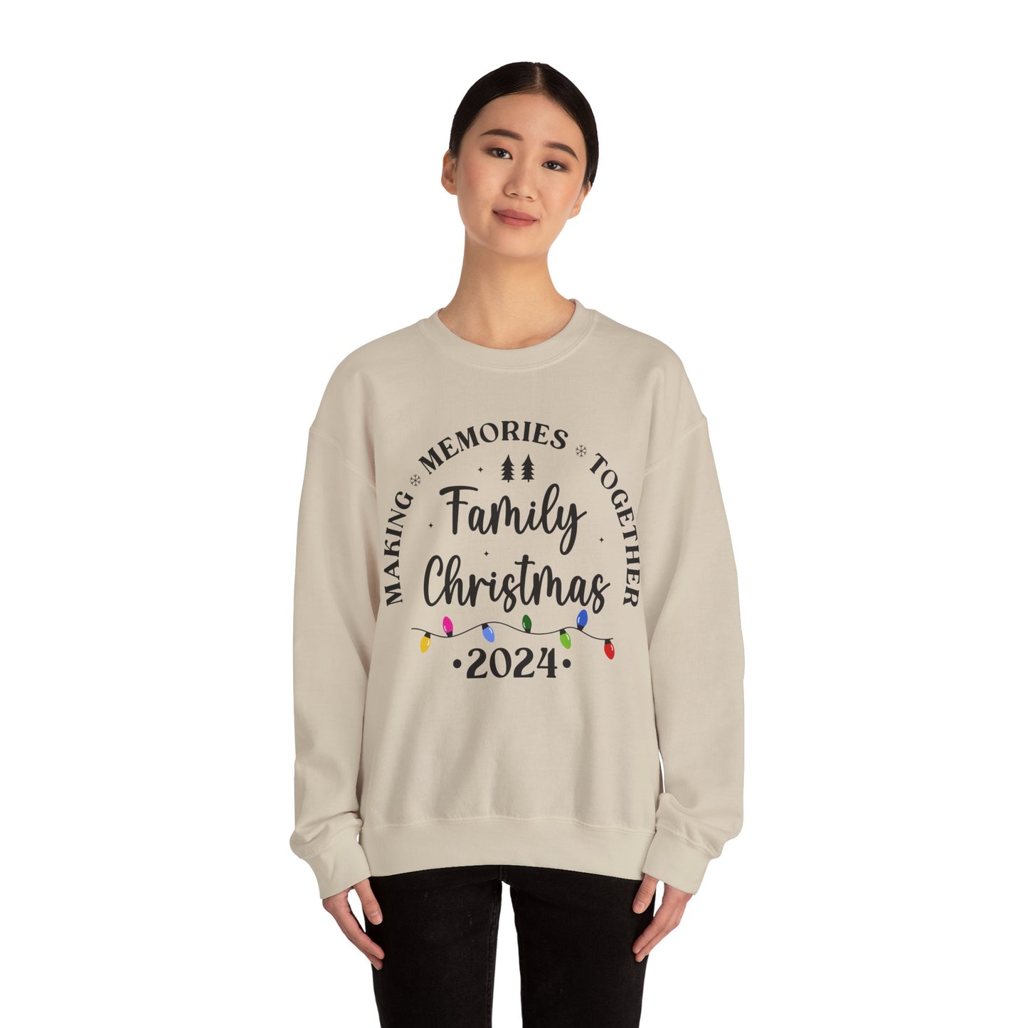 Family Christmas 2024  Unisex Heavy Blend™ Crewneck Sweatshirt